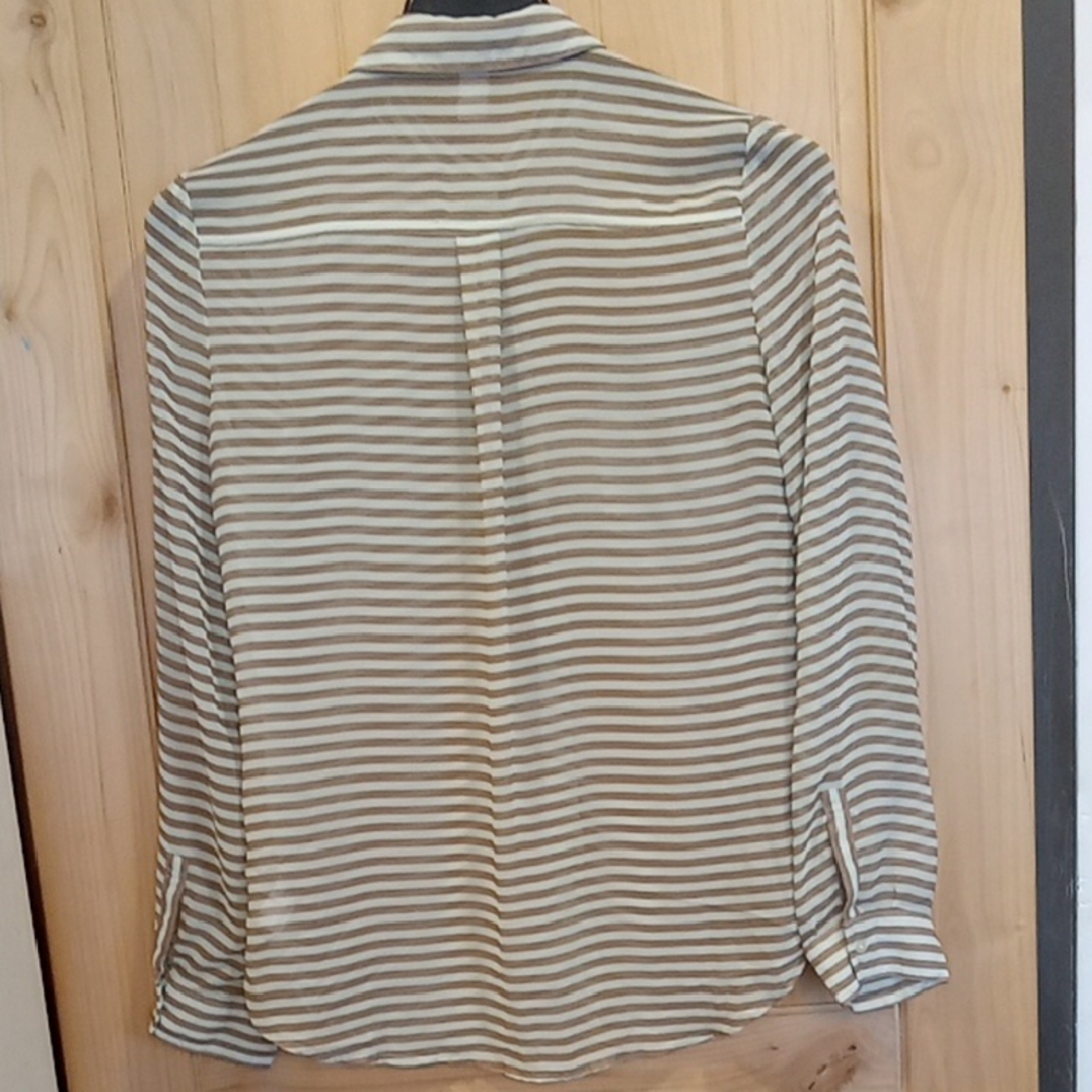 Striped Tan Jacket - Picture 4 of 4